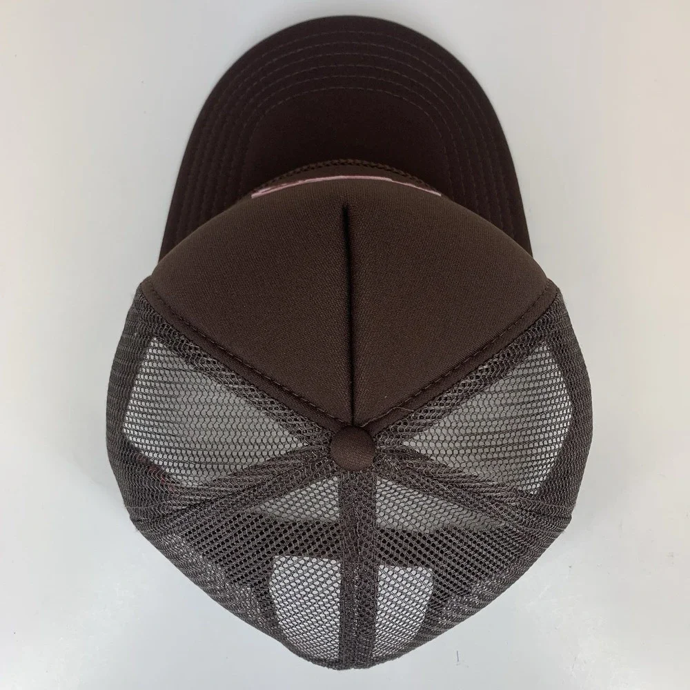 100% That Witch Trucker Hat Brown Pink Adjustable Snapback Mesh Otto Ball Cap